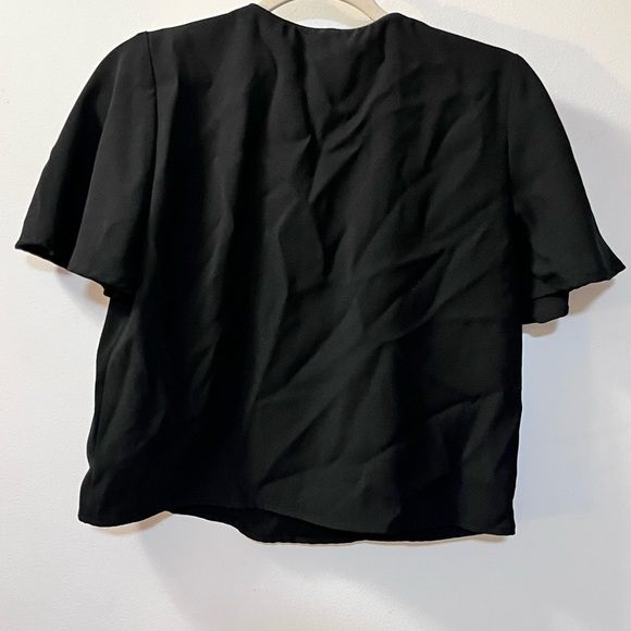 Zara-  Flutter Sleeve Blouse-M - Picture 4 of 4